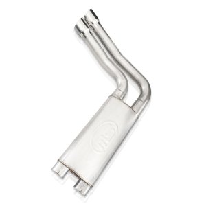 Ford SVT Lightning Performance Exhaust - Stainless Works - Catback, Dual Inlet/Outlet Chambered Muffler - `99-`04